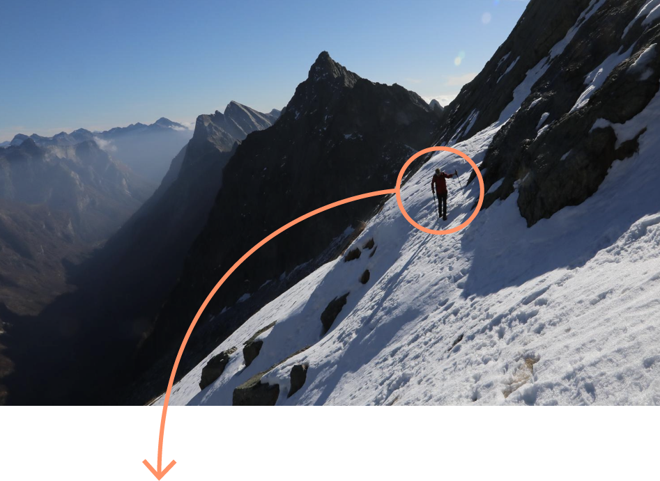 Daniel Bilenko in Alta Val Verzasca nel 2020